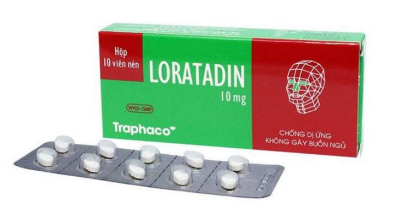 Thuốc chữa dị ứng Loratadin 10mg an toàn