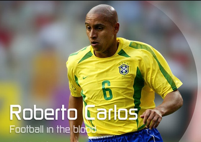 chân dùng cầu thủ Roberto Carlos