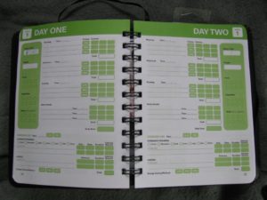 Một số loại sổ lịch có thể sử dụng như nhật ký tập luyện.