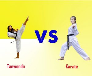 môn võ taewondo và karate nên học cái nào