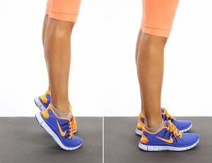 Bài tập nhón chân giúp tăng cường máu lưu thông ở các tĩnh mạch chân.