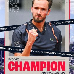 Vô địch Rome Masters 2023 – Chức vô địch sân đất nện đầu tiên của Medvedev