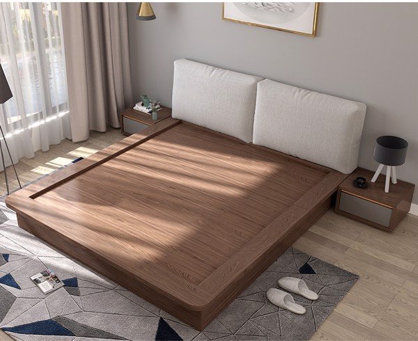 Giường ngủ kiểu Nhật gỗ MDF