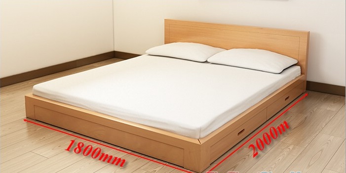 Gợi ý kích thước giường ngủ đôi 1m8x2m
