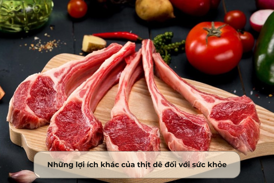 Những lợi ích khác của thịt dê đối với sức khỏe