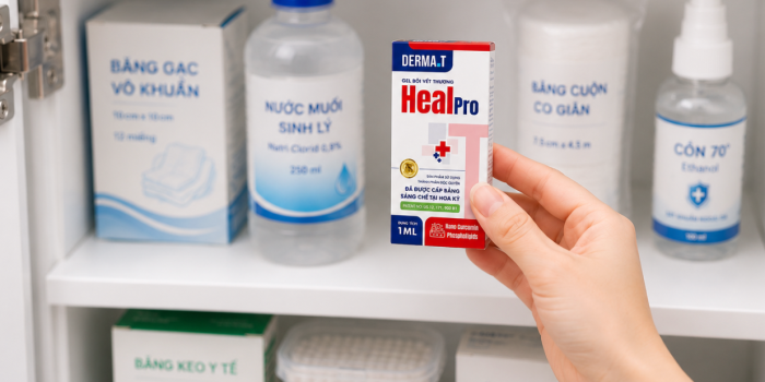 Gel bôi vết thương HealPro nên có trong tủ thuốc gia đình